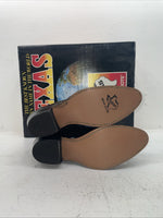 New Men’s Brown Texas Brand Cowboy Boots. M 353 9.5 9 1/2 D. 6-86