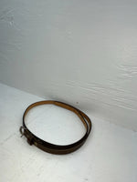 New Brown Genuine Leather Circle Y 34” Belt #9370S JJ-72