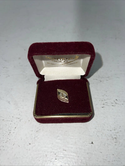 New Women’s Montana Silversmiths Gold Feather Tie Tack. TT509 A-66