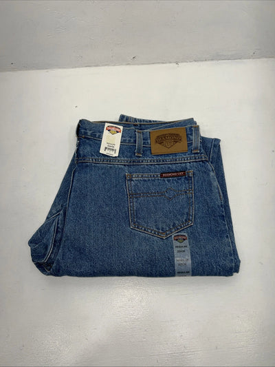 New Men’s Diamond Cut Regular Fit Denim Jeans. 20x36 J-12
