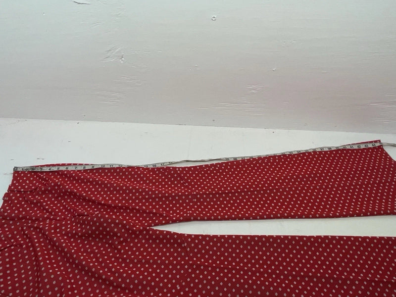 New Vintage Red Polka Dot Polyester Pants SS-67