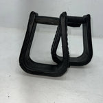 New Black Leather Lace Stirrups FF-15