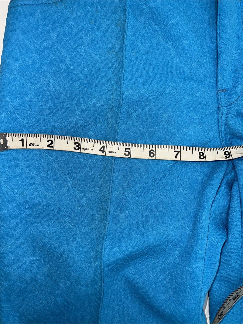 New Vintage Tem Tex Blue Polyester Pants #5450087 NN-149