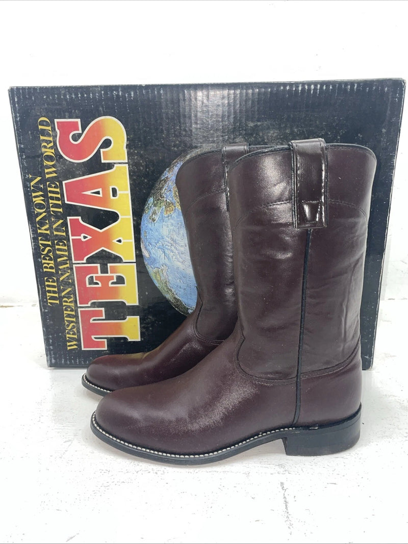 New Women’s Red Texas Brand Cowboy Boots. 4453 7 M. 18-37