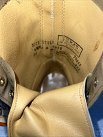 New Women’s Tan Lace Up Texas Brand Cowboy Boots. 4498 6.5 6 1/2 M. 19-120