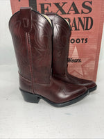 New Children’s Brown Texas Brand Cowboy Boots. C202 10 D 24-21
