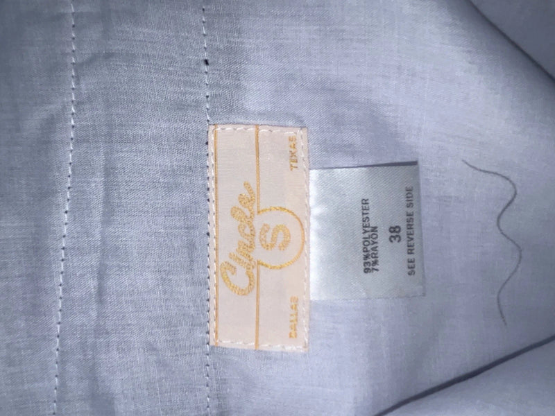 New Vintage Gray Circle S Polyester Pants #CP6715 SS-6