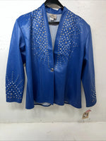 New Women’s Blue 1849 Authentic Ranchwear XXL Western Show Jacket UU-66