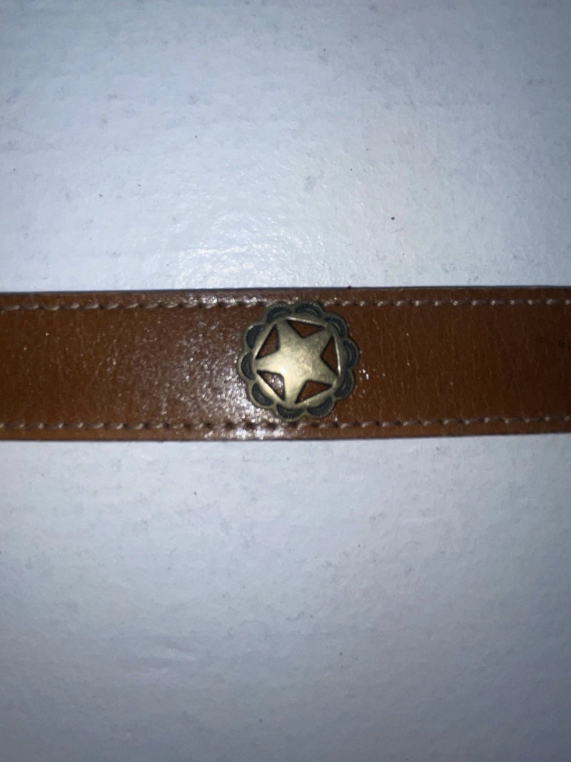 New Brown Genuine Leather Acme Pendant 28” Belt #4642/28 Z-48