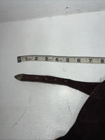 NOS Brown Show Chaps With Fringe Adjustable Waist 38” N-38