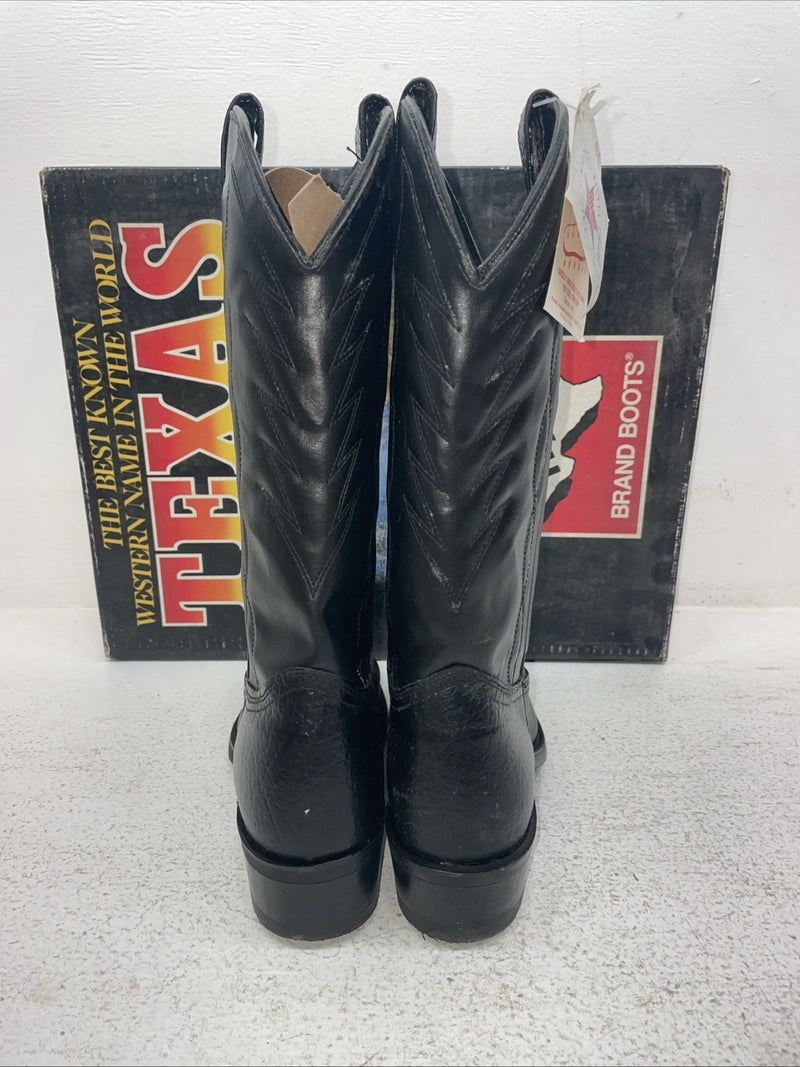 New Men’s Black Texas Brand Cowboy Boots. 8040 8 E E. 1-103