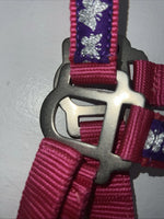 New Tough 1 Pink Purple Butterfly Nylon Full Halter #50-2031 3C-12