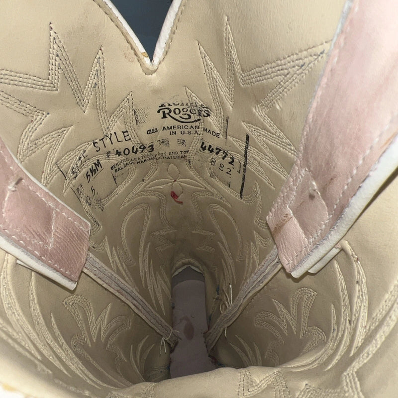 New Women’s  Pink Kenny Rodger’s Cowboy Boots. 5.5 5 1/2 M. 20-48