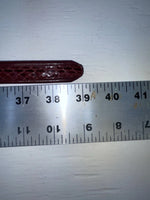 New Red Genuine Leather Tex Tan Weaved 34” Belt #02/4566 JJ-17