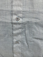 New Wayne Scott Blue Long Sleeve Button Up English Shirt Small AA-83