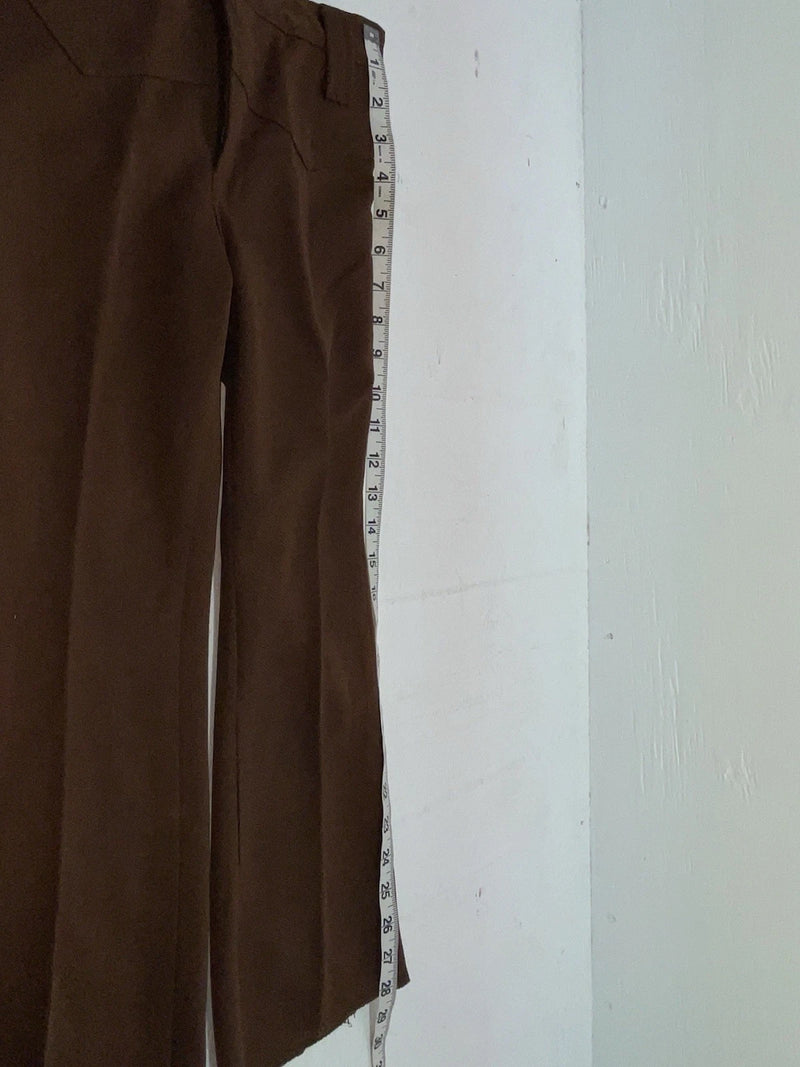 New Vintage Brown Polyester Pants #845003 XX-20