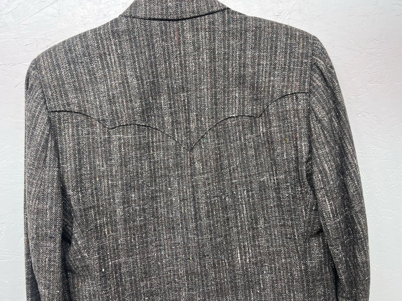 New Women’s Pioneer Wear Gray Short Suit Jacket 38 #12555 W-605