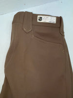 New Vintage Brown Dickson Jenkins Polyester Pants #2442 SS-36