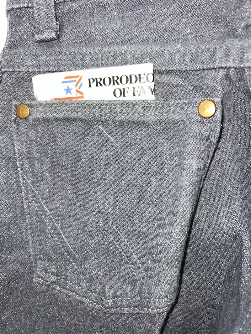 New Boys Grey Wrangler Pro Rodeo Cowboy Cut Denim Jeans. 11/23 1/2 C-5