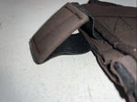New Tough 1 Equi-grip Brown Synthetic Half Chaps #63-76 H-511