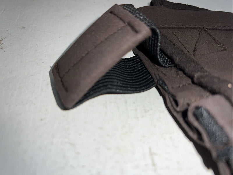 New Tough 1 Equi-grip Brown Synthetic Half Chaps #63-76 H-511