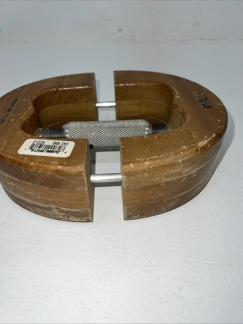 New Wood 6 3/4 Cowboy Hat Stretcher Metal Handle #01028 3C-4