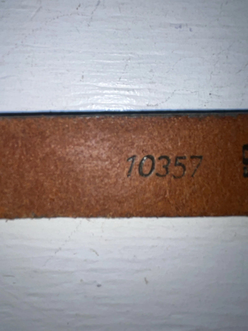 New Gray Genuine Leather Comanche Tooled 20” Belt #10357 NN-65