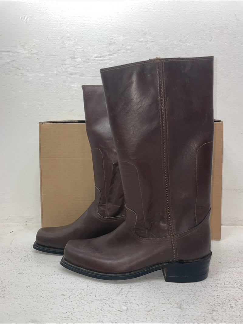 New Men’s Brown Rodeo Cowboy Boots. M 35 9 D. 3-57