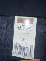New Vintage Blue Wrangler Polyester Pants #82NU SS-20