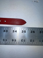 New Red Genuine Leather Wright 32” Belt #10492 Z-40