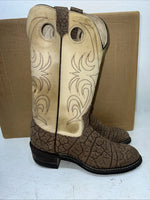 New Womens Brown Texas Brand Cowboy Boots. 4719 7 M. 18-131