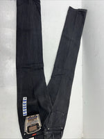 New Men’s Grey Cowboy Cut Wrangler Slim Fit Denim Jeans. 7x36 F-36