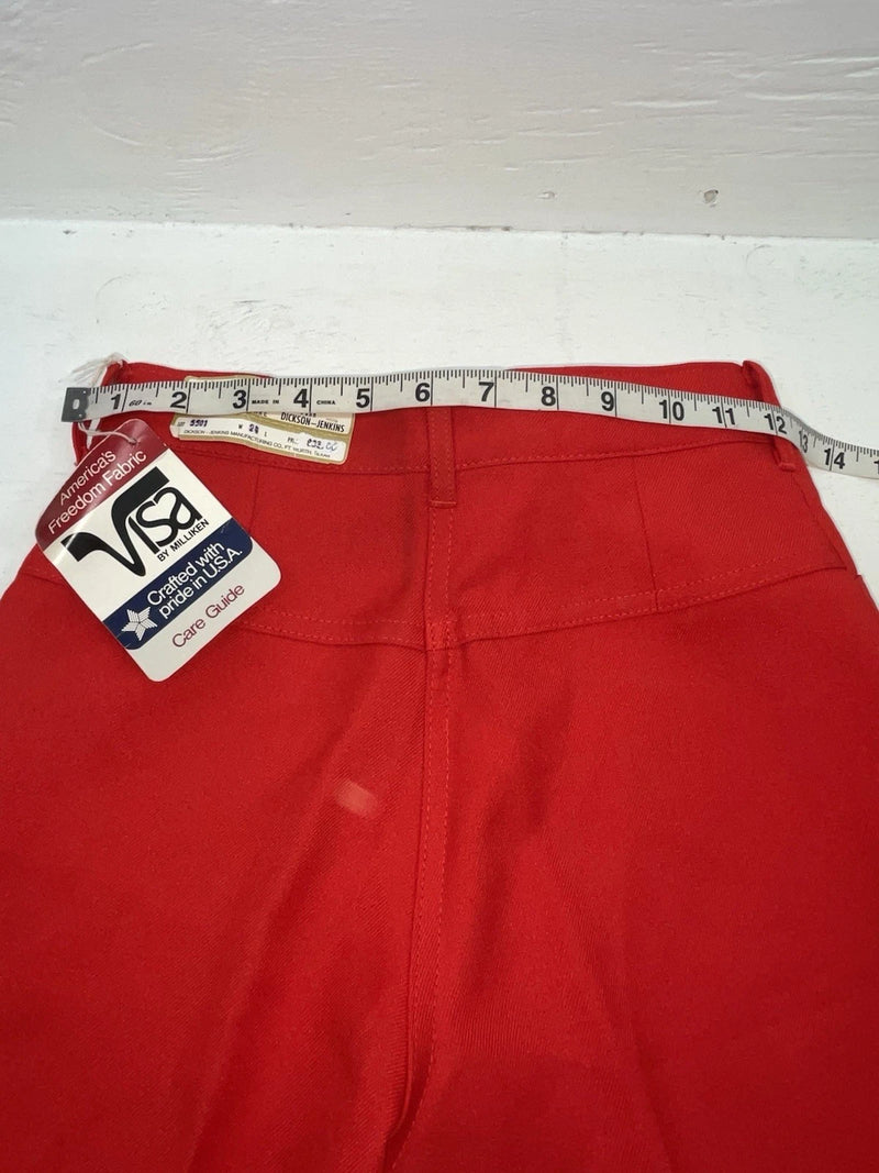 New Vintage Red Dickson Jenkins Polyester Pants #5501 3A-29