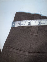 New Vintage Brown Dickson Jenkins Polyester Pants #5017 3A-37