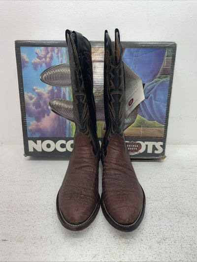 New Men’s Brown Nocona Cowboy Boots. 3526 7.5 7 1/2 E E. 1-73