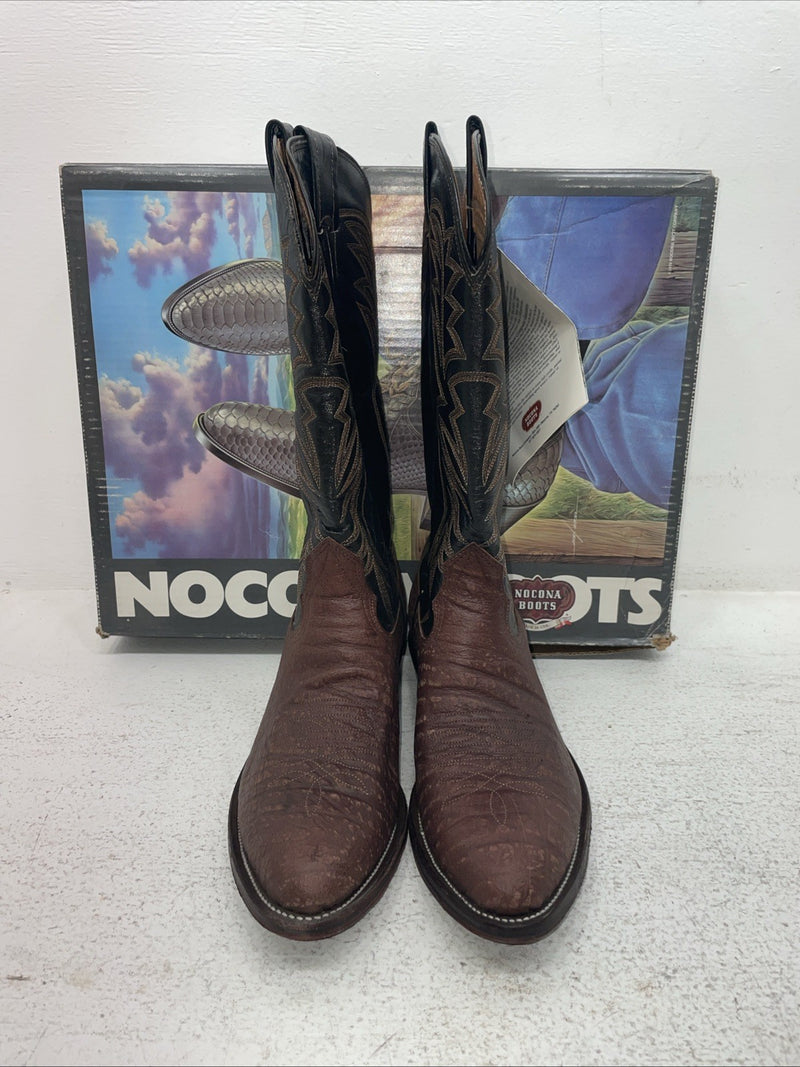 New Men’s Brown Nocona Cowboy Boots. 3526 7.5 7 1/2 E E. 1-73