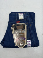 New Men’s Cowboy Cut Wrangler Classic Fit Denim Jeans. 11/12-36 F-35