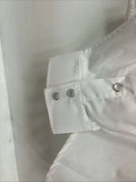 New Women’s White Horse White Gem Long Sleeve Pearl Snap 2XL GG-90