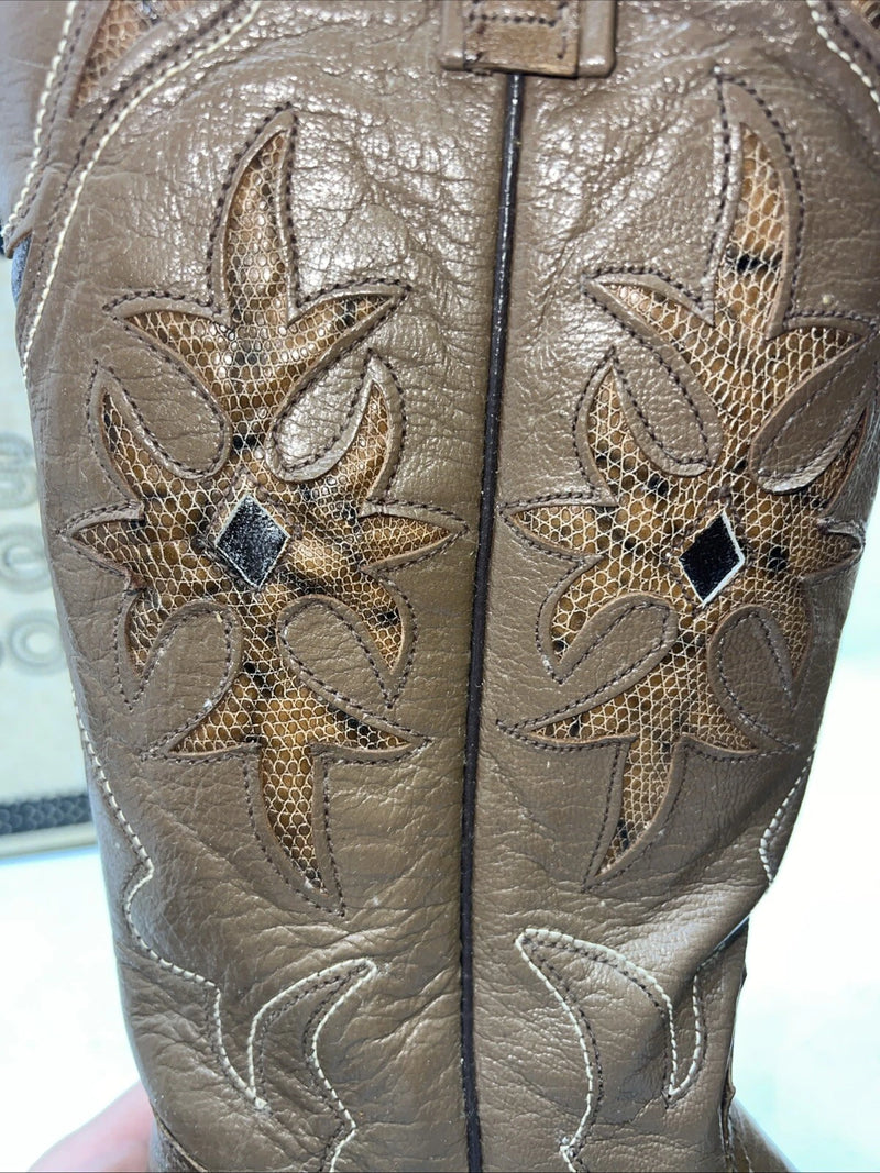 New Women’s Brown Capezio Cowboy Boots. L 801 6 M. 19-63