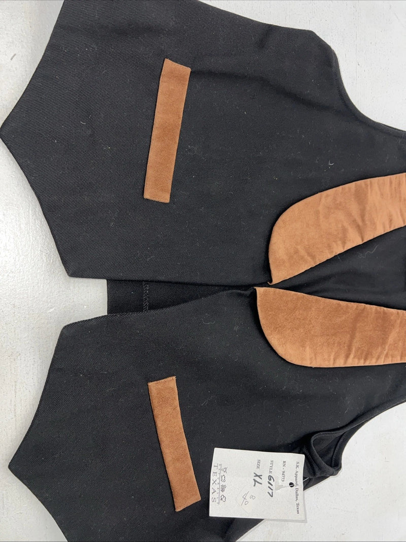 New Women’s Mooneather Black Vest XL #6117 WW-70