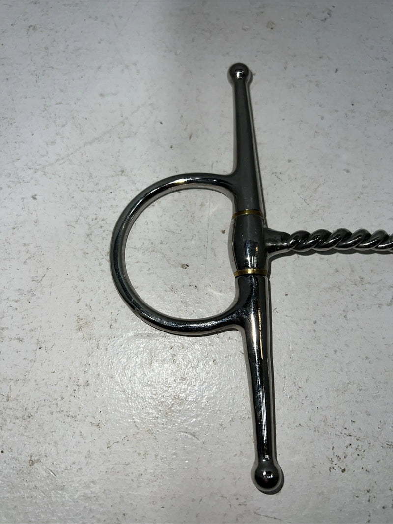 New Weaver SS Twisted Wire Full Cheek Bit 5” T-500