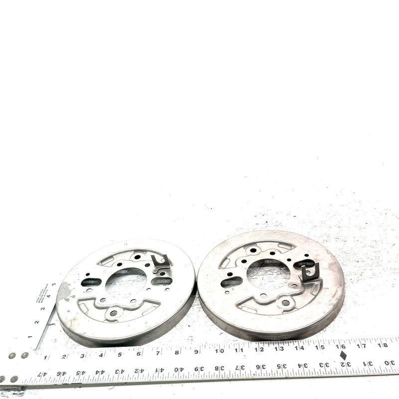 04-07 Honda Rancher 400 4x4 AT OEM Front Brake Plate Set 45120-HN5-671 AH77