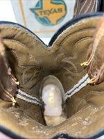 New Children’s Brown Texas Brand Cowboy Boots C191 9 D 24-20