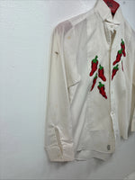 New Kids After Six White Design Long Sleeve Button Up Large TT-29