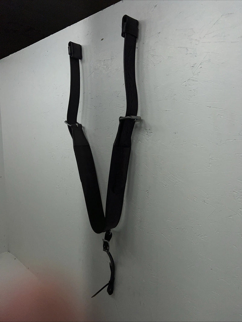 New Tough 1 Black Leather Flank Back Cinch. #56-1562 S-52