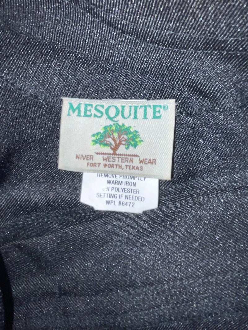 New Vintage Black Mesquite Polyester Pants SS-58