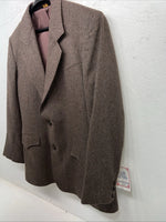 New Mens Brown Pioneer Wear Suit Coat 42L #12527 WW-56