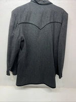 New Men’s Pioneer Wear Black Suit Jacket 44L #12556 AA-610