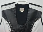 New Women’s Black White 1849 Authentic Ranchwear XXXL Show Vest WW-42