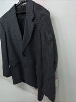 New Men’s Pioneer Wear Blue Plaid Suit Jacket 46 #12504 T-603
